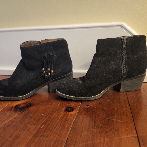 Suede Booties - Picture 1 of 2